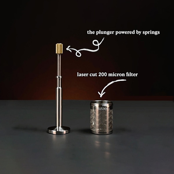 Pressbar Coffee Latte Te Release Omrörare Tool Restaurant Kitc Silver