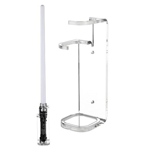 Akryl Clear Light Sabre Stativ Väggfäste Förvaringsställ med Sc Clear