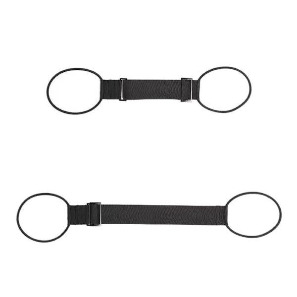 Justerbar elastisk bagagerem, bærerem, bagagebungee B Black