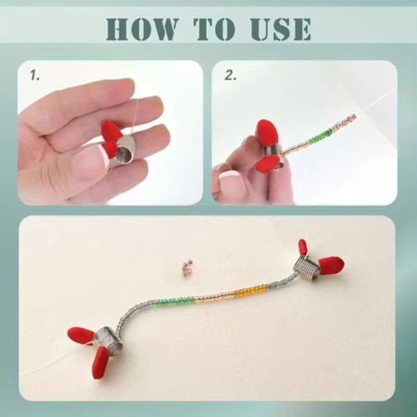 4 stk. perlestoppfjærklemme verktøy for smykkelaging for DIY-armbånd White