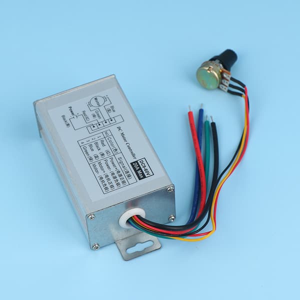 Trinnløs DC Motor PWM Hastighetskontroller DC9-60V 20A Motorpuls