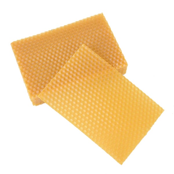 10 stk Yellow Honeycomb Foundation Bee Hive Wax Rammer
