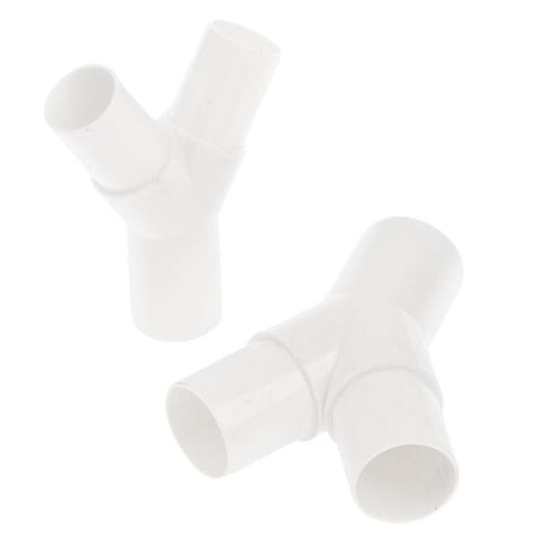 1 st PVC-plast Y-typ T-rör Y-grenrör Vattenrör Dropplåda 16 mm 16mm