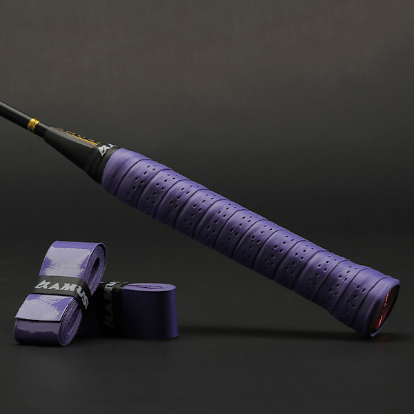 Racket Grip Tape Fiske Tennisracket Svettebånd Grip Tape Ant Purple