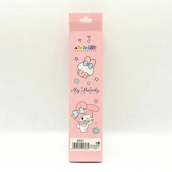 Sanrio Anime Cartoon Series My Melody Kuromi Boxed Pencil D