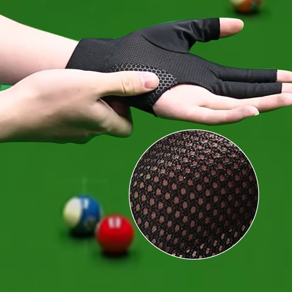 Biljardhandske Vänster Höger Hand Tre Finger Biljardhandske Non A2