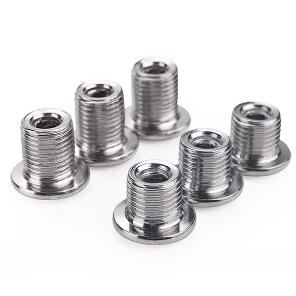 5 Styck Kedja Hjul Fix Disc Bolt Mutter Kedjering Road Cykel delar Black B