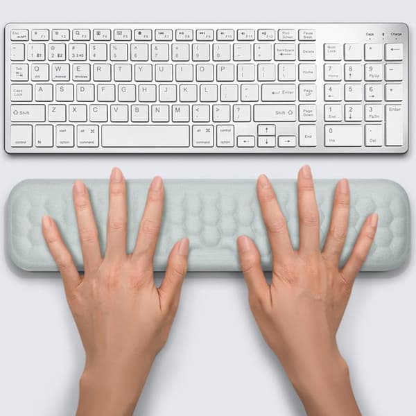 Musematte Tastatur Håndleddsbeskyttelse Hvilepute Kontor Skrivebeskyttelse Black L