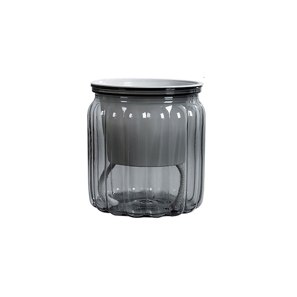 Runda självvattnande blomkrukor Hydroponics er självabsorberande W Gray