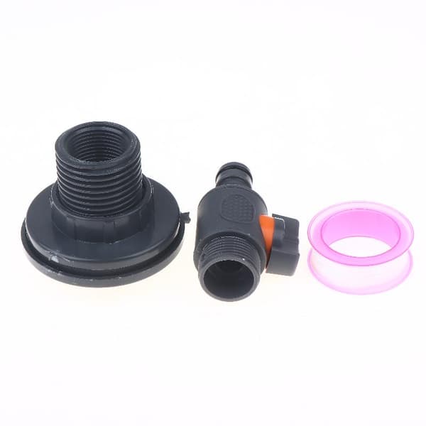 PVC Vandtøndeadapter Gray