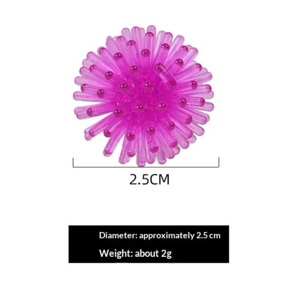 20 stk. Mini Bløde Piggede Sansebolde Legetøj Lyse Legetøj 20Pcs Random color