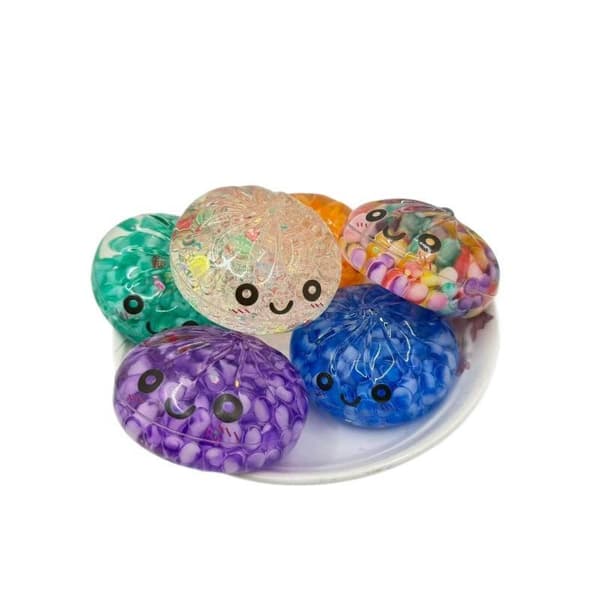 Bobleperle Dampet Bolle Damper Flydende Farver Tilfældig Blød Senso C Random 1pc