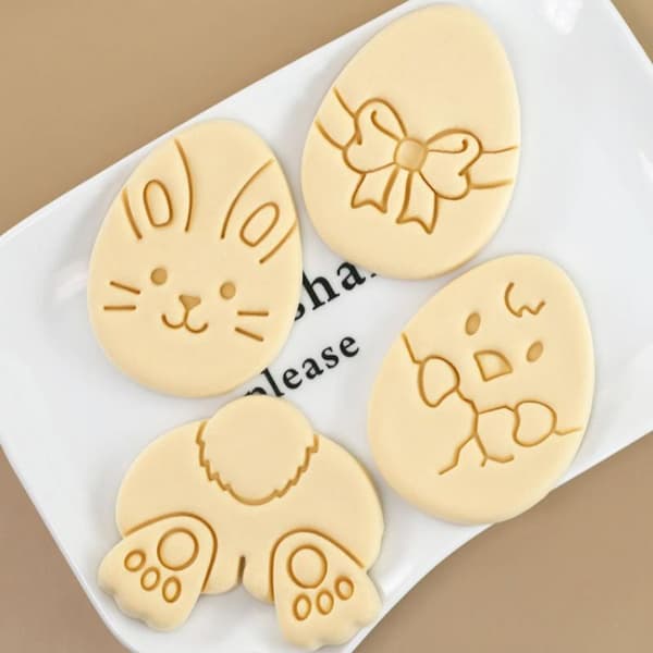 Påske Cookie ter Form Stempel Påskefest Kanin Præger Kiks A4