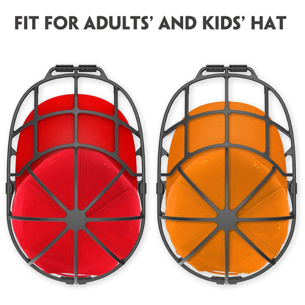 Hat Washers Baseball Hat Cleaners Passer til voksne børns Hat Washe Black