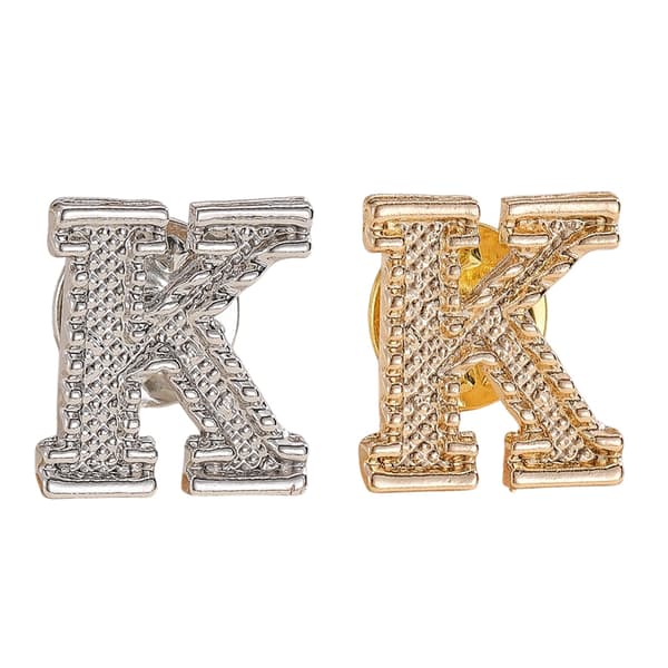 2 STK Nye Metall Initial A til Å Pin 26 Engelske Bokstavnåler Brosje S