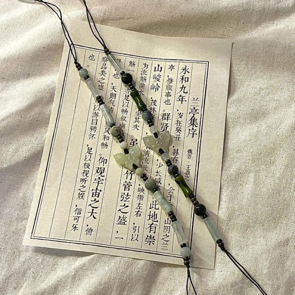 Stil vintage sommerfugl bambus håndlavet perlearmbånd til W A1