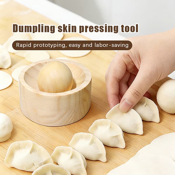 Bageværktøj Dumpling Maker Rundformet Genanvendelig Dumpling Wrapp 2pcs