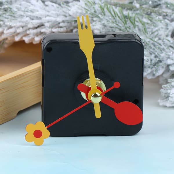 e Quartz Clock Movement Kit Spindel Mekanisme Dele Flower Folk