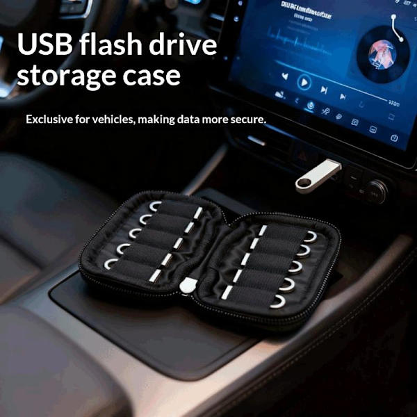 USB Flashdrev Etui Opbevaringsetui Holder Opbevaringstaske USB Flash 1PCS