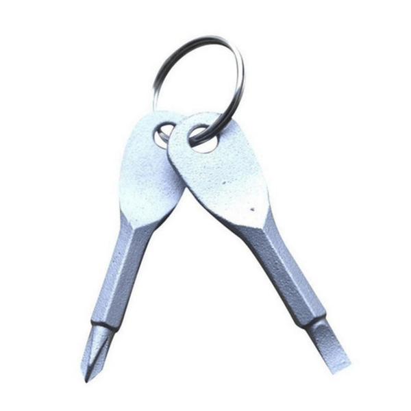 Kannettava Phillips Slotted Key Ring avaimenperä Hike Outdoor Multi Black