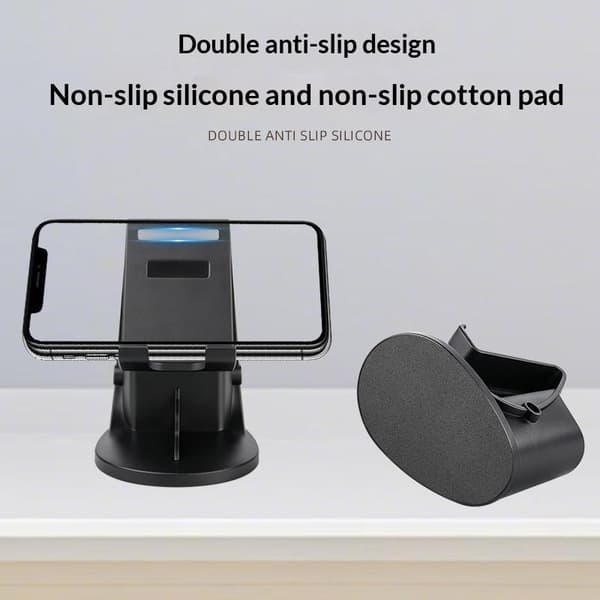 Multifunktionel Skrivebords Telefonholder Med Penneholder Stabil Base A2