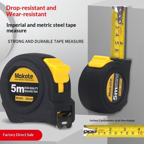 Precise Clear Steel Tape Measure Retractable 3M/5M/7.5M/10M Thi A2