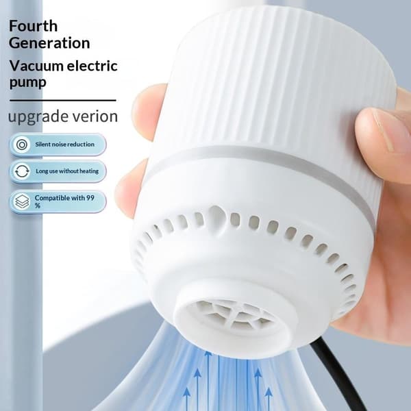 Mini elektrisk vakuumpump luftutsug för förvaring av tygtäcken A2