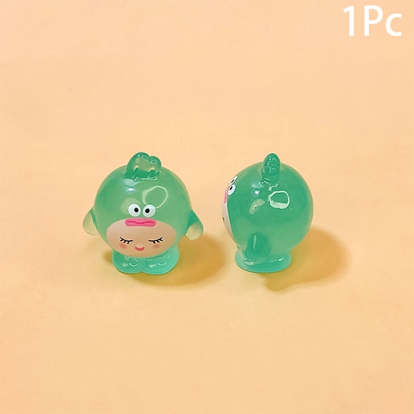 1 kpl Valoisa Piirretty Mikrokoriste Miniatyyri Ruukku Koriste Red