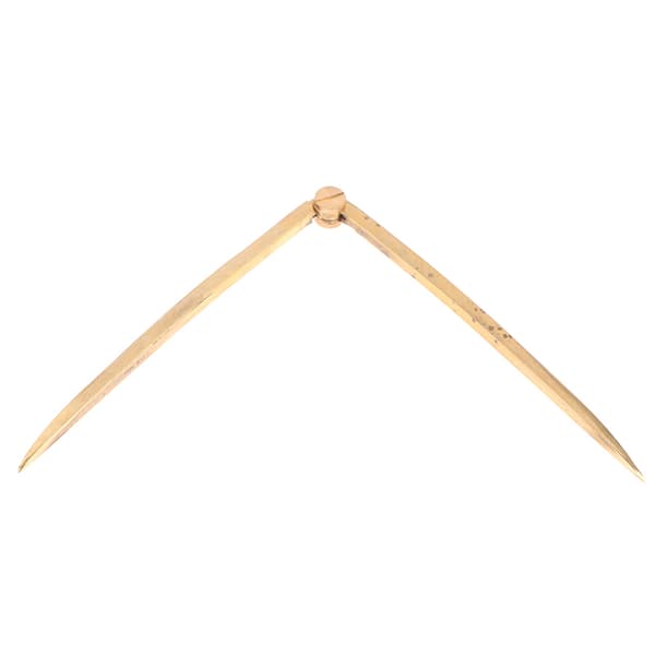 1 stk 168 mm nautisk kart rett divider solid messing marine Di 170MM