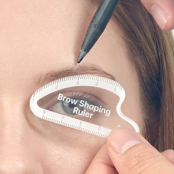 Microblading Ögonbrynskartläggningslinjal Snabb Ögonbrynsformning Designmätning