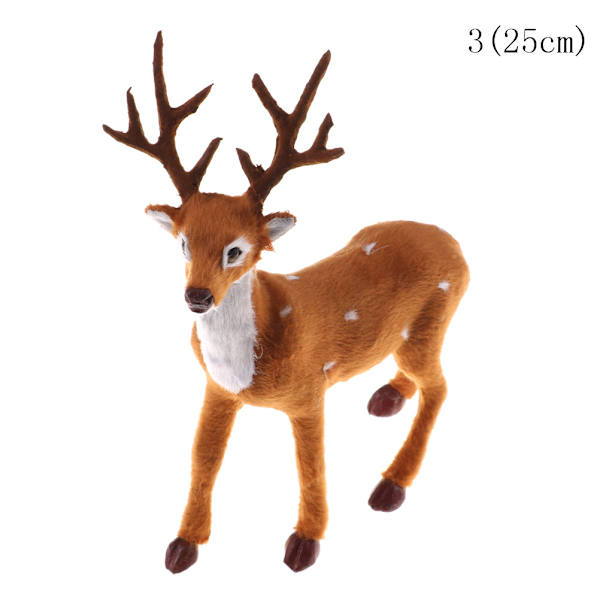 Jul Simulering Plys Rensdyr Xmas Elg Plys LEGETØJ nytår 25cm
