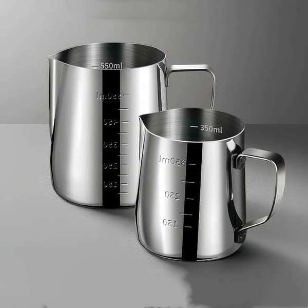 350ml/600ml mælkeskummerkande i rustfrit stål Espresso Pull Flow 350ML