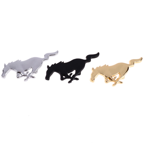 3D Horse Metal Car Logo Ford Mustang New Mondeo Focus sliver