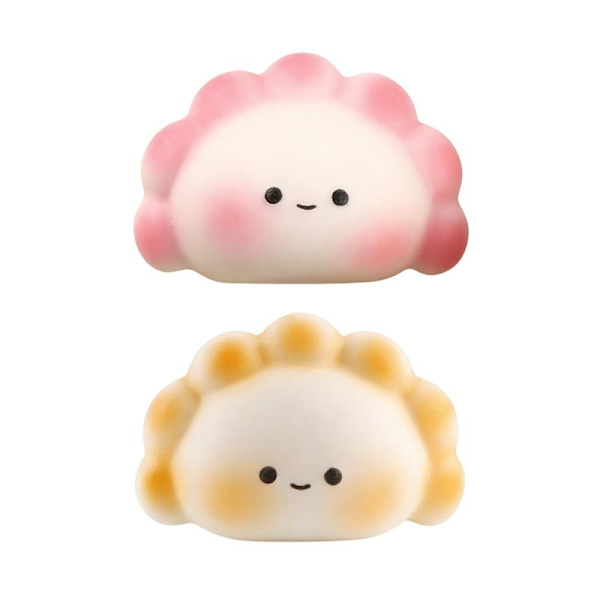 e Dumpling Långsamt stigande Fidget Sensorisk Leksak Kawaii Leksak Random color