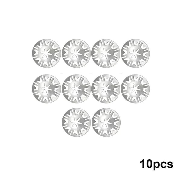 Underrede Avgasvärme Bilsäte Fjäderbricka Fästklämma Mutter I 10pcs