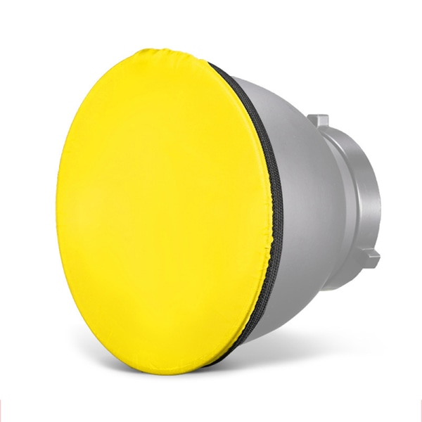 Blixt 55 ° Standardskydd Soft Light Cover Cover Light Clo Yellow