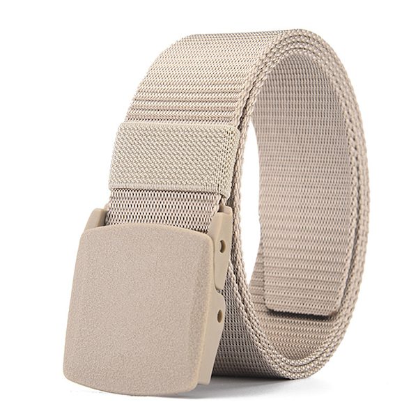 150 cm Herre Militær Automatisk Spenne Nylon Belte Outdoor Huntin Khaki