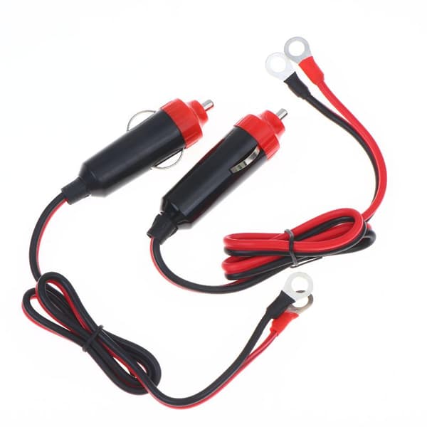 1 stk kraftig 30A hanstik cigarettænderadapter strømforsyningskabel A3 30A