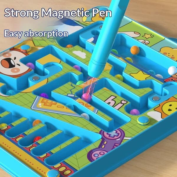 1 set barns magnetiska labyrint gångboll baby koncentration A2