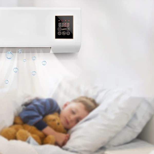 Bærbar Aircondition Køling & Varme Mini Rum Aircondition EU2