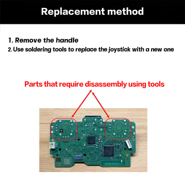 Joystick Loddekolbespids Varmestøbeform til PS4 PS5 Switch Pro A6