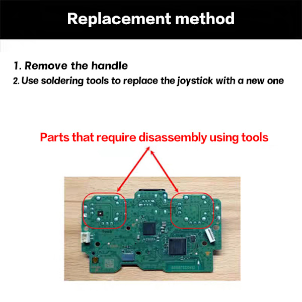 Joystick lödkolvspets värmeform för PS4 PS5 Switch Pro A3