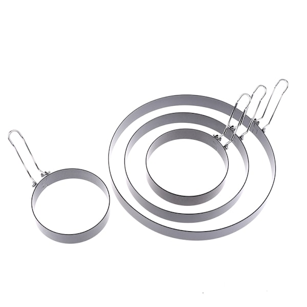 9/10/15/20 cm Pannkaka Form Metall Stekt ägg Shaper Non Stick 9cm