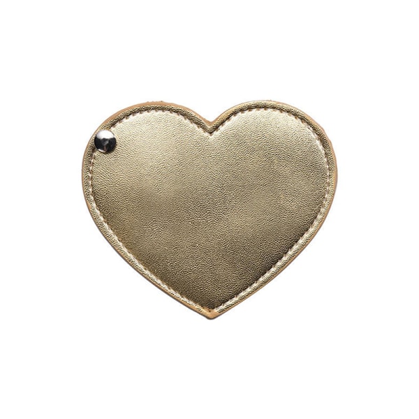 Folding Pocket Compact Mirror Resesminkverktyg Pop-up Design Gold
