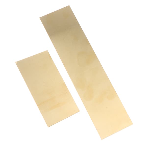 1 stk messingplade tykkelse 0,5 mm messingplade til CNC-ramme A1