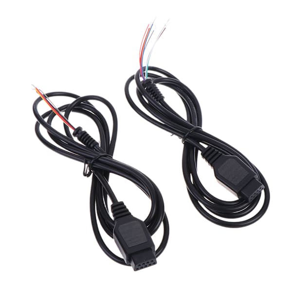 Kabel til Genesis 2 MD 2 Kontrolkabel Forlængerledning 9-bens Spil Co 2PCS