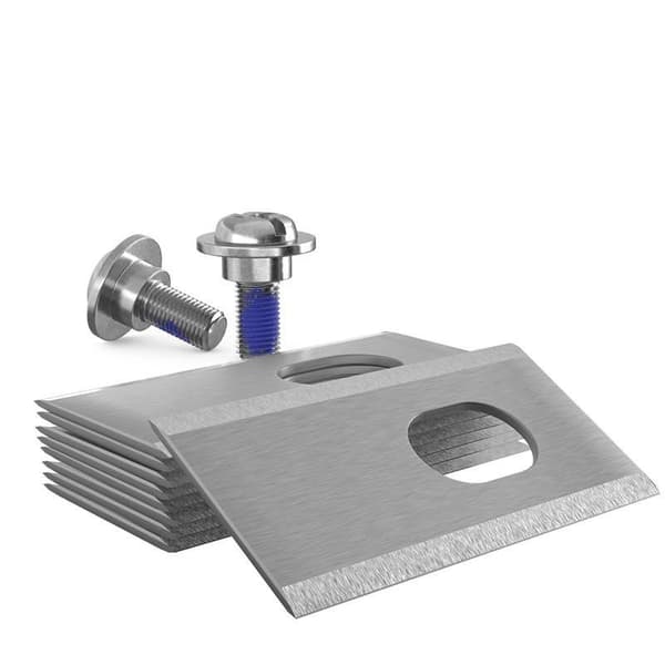 9-30 st grästrimmerblad i rostfritt stål för gräsklippare Silver 9pcs