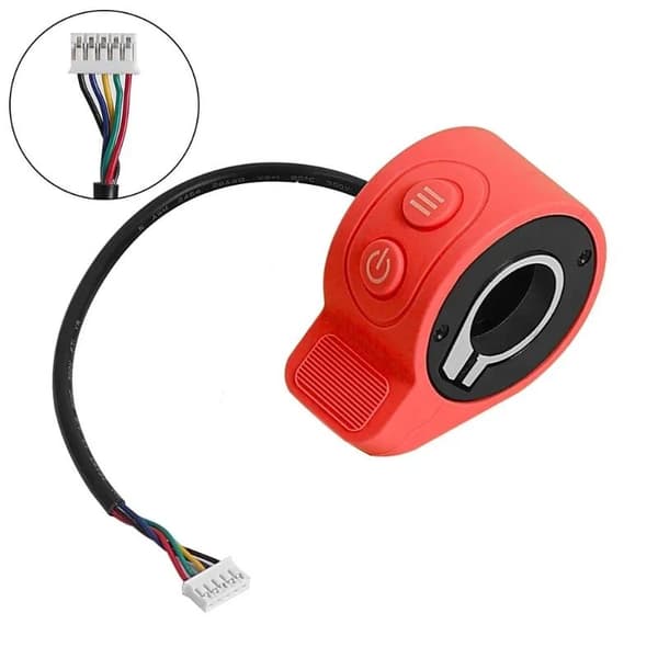 Elektrisk scooter fingergasaccelerator hastighedsregulator W Black