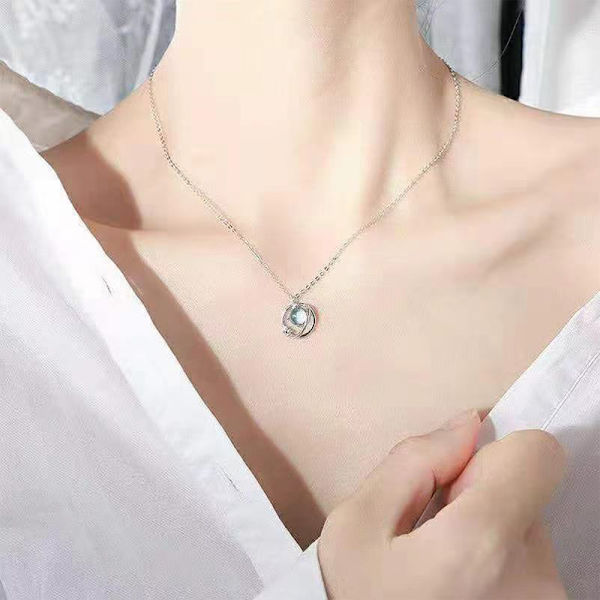 Muoti Fantasia Starry Planet kaulakoru Universe Star Key Pendan C