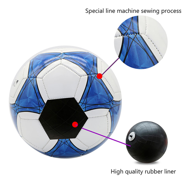 Fodbold Standard størrelse 5 Størrelse 4 hine-syet fodboldbold C